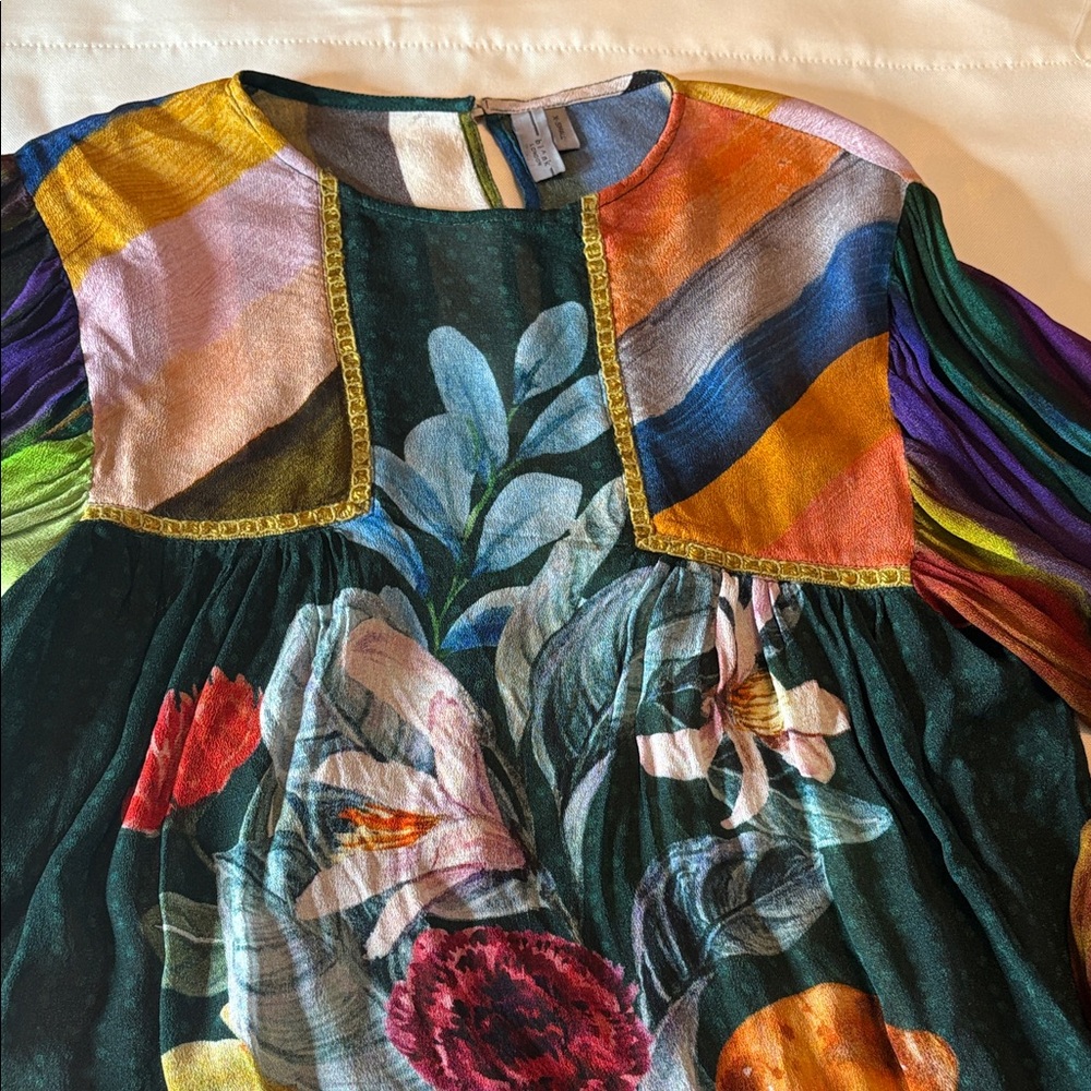 Colorful Floral Blouse